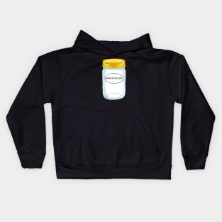 Labels Are For Jars Kids Hoodie